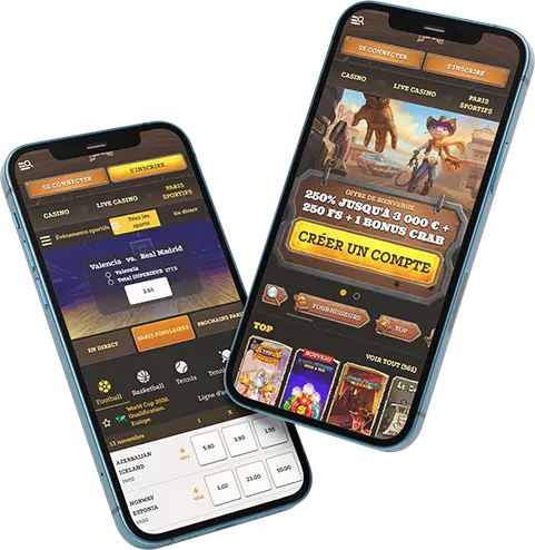 Version mobile du Lizaro Casino sur smartphone